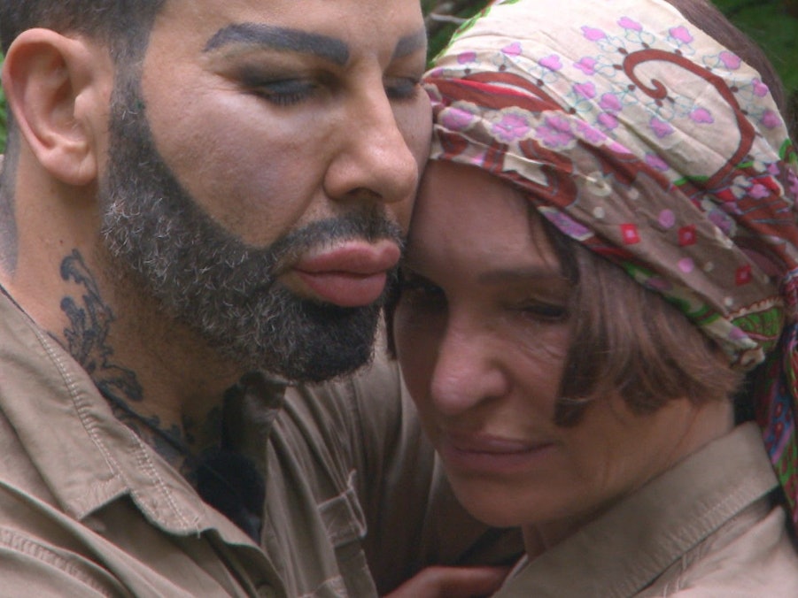 Dschungelcamp 2022: Anouschka Renzi und Harald Glööckler.