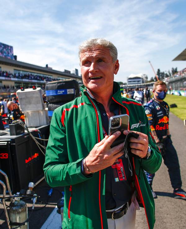 David Coulthard auf der Strecke des Grand Prix von Mexiko.