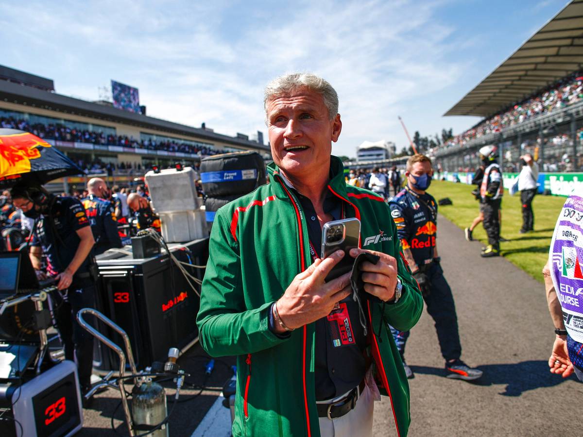 David Coulthard auf der Strecke des Grand Prix von Mexiko.