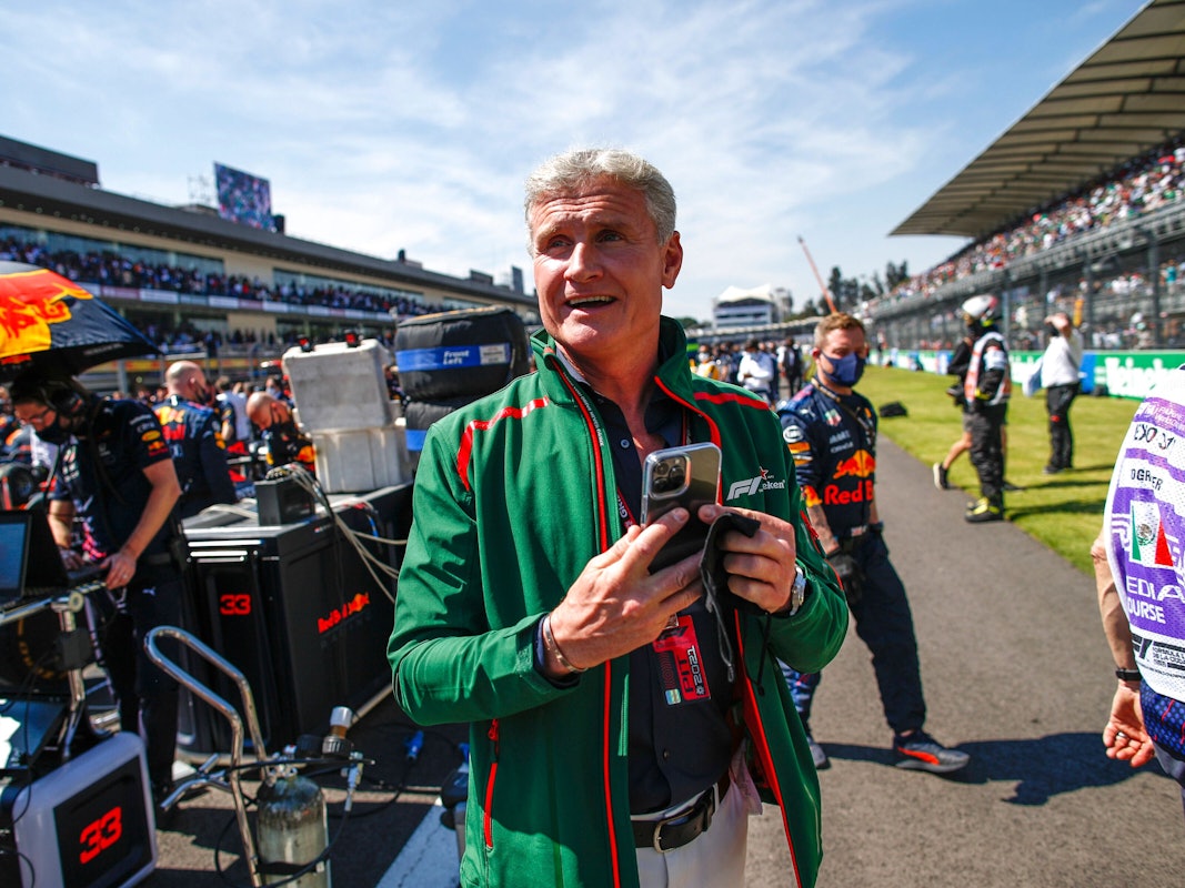 David Coulthard auf der Strecke des Grand Prix von Mexiko.