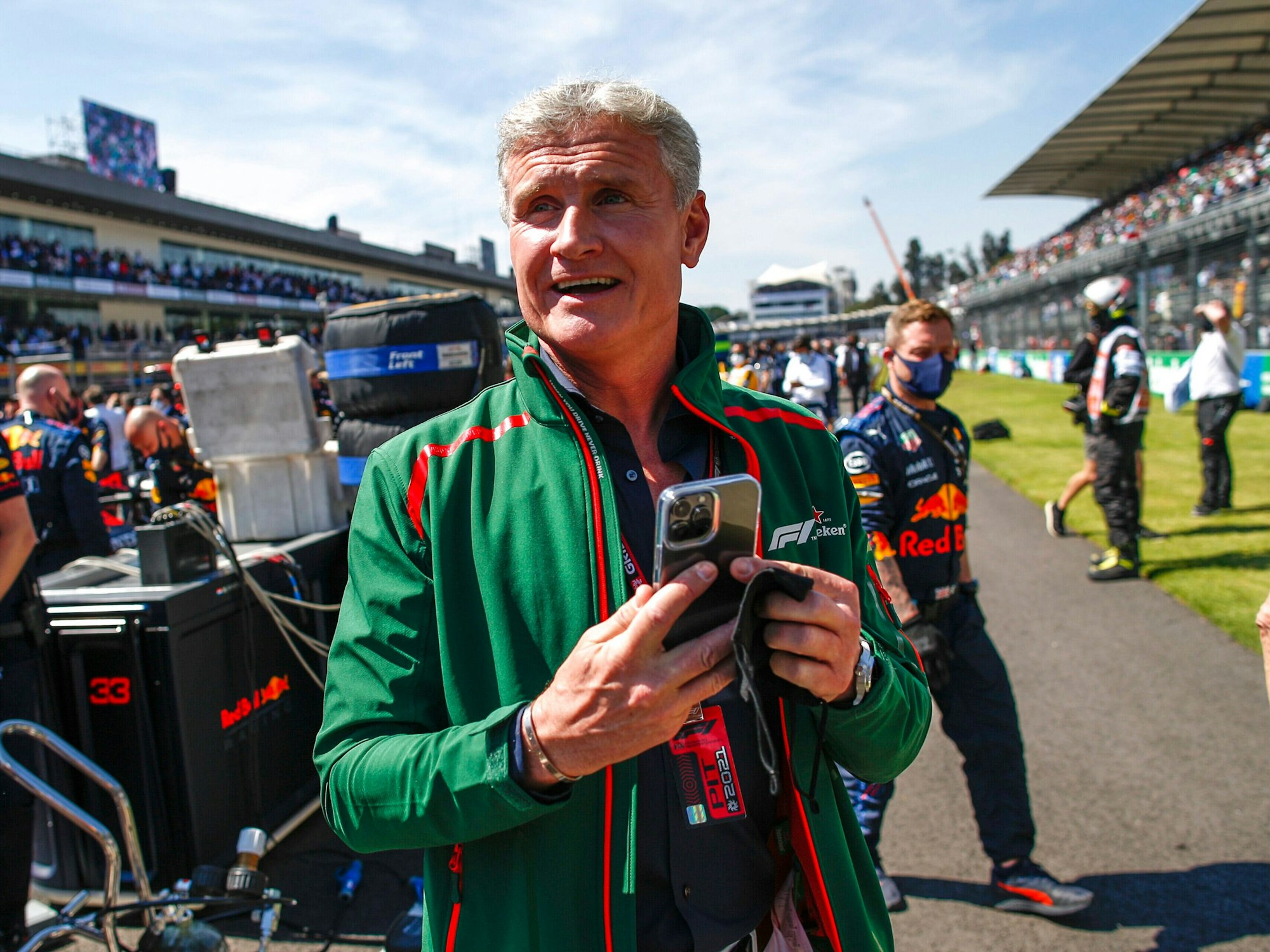 David Coulthard auf der Strecke des Grand Prix von Mexiko.