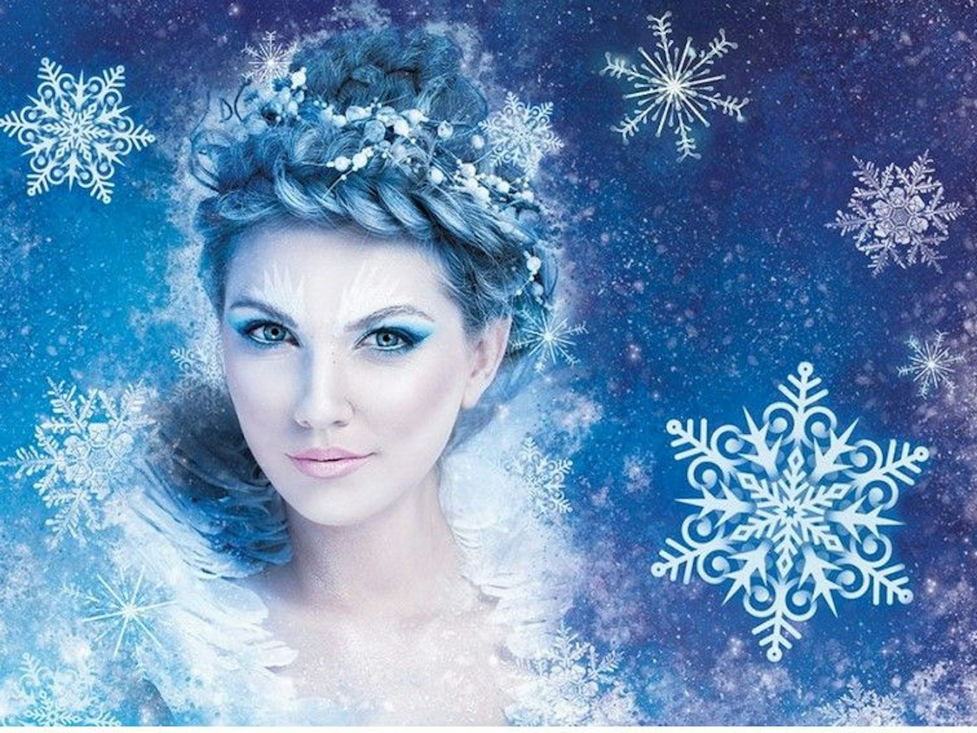 Die Hauptdarstellerin der Music-Show „Die Eiskönigin“.