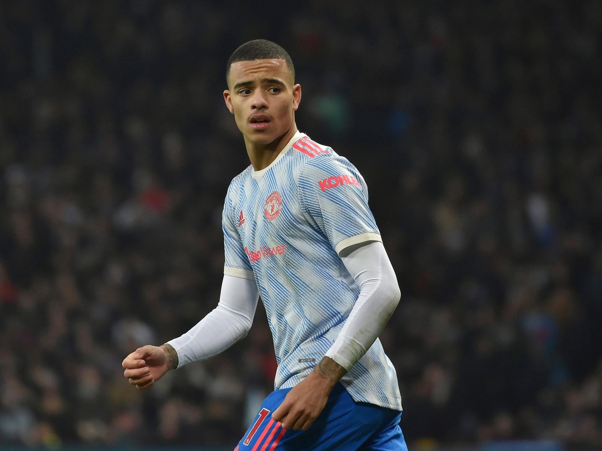 Manchester United-Star Mason Greenwood auf dem Feld.
