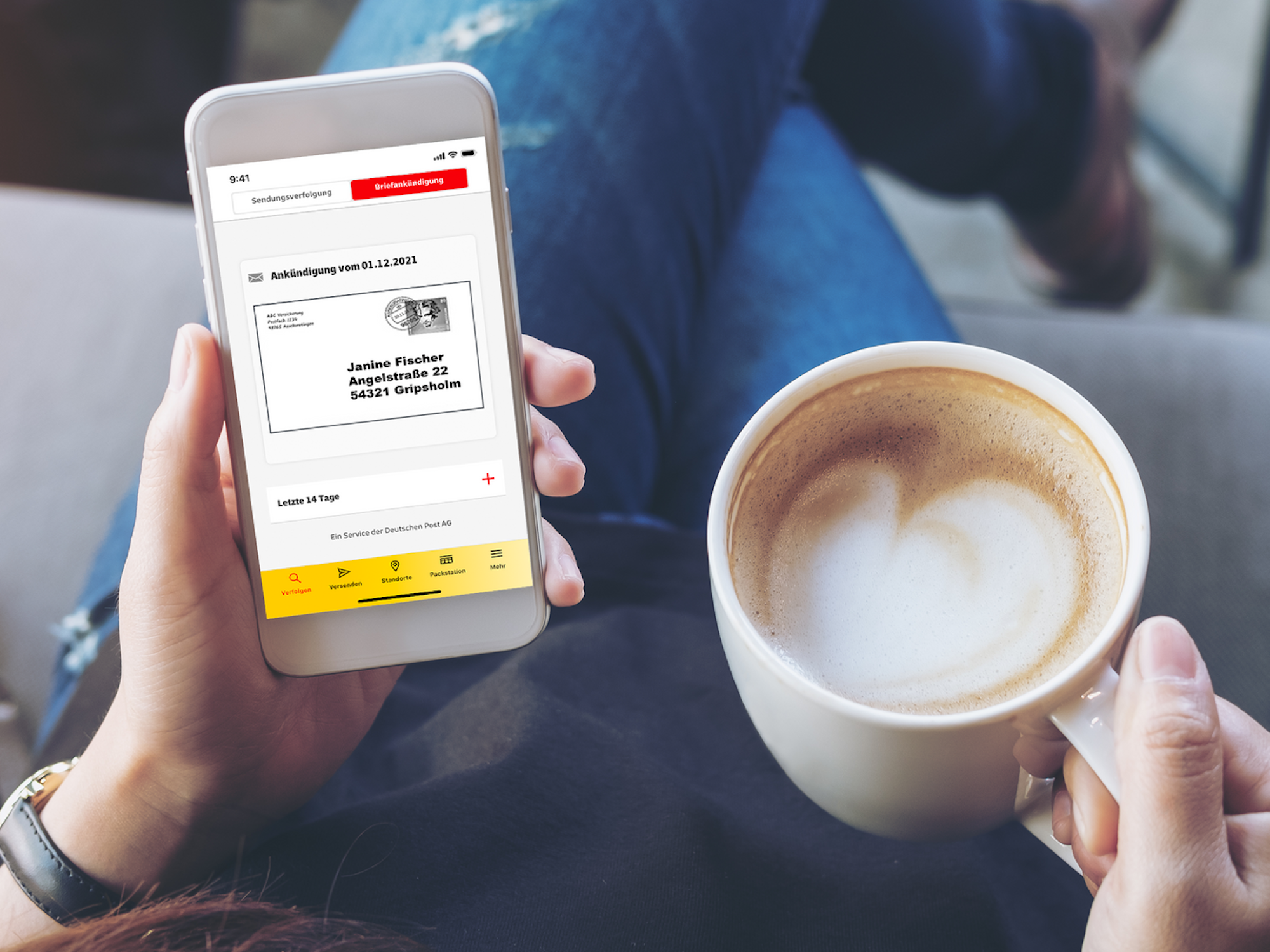 Kunden können sich vorab bequem über eingehende Briefe informieren und sich auf dem Smartphone Fotos der Briefumschläge anzeigen lassen.