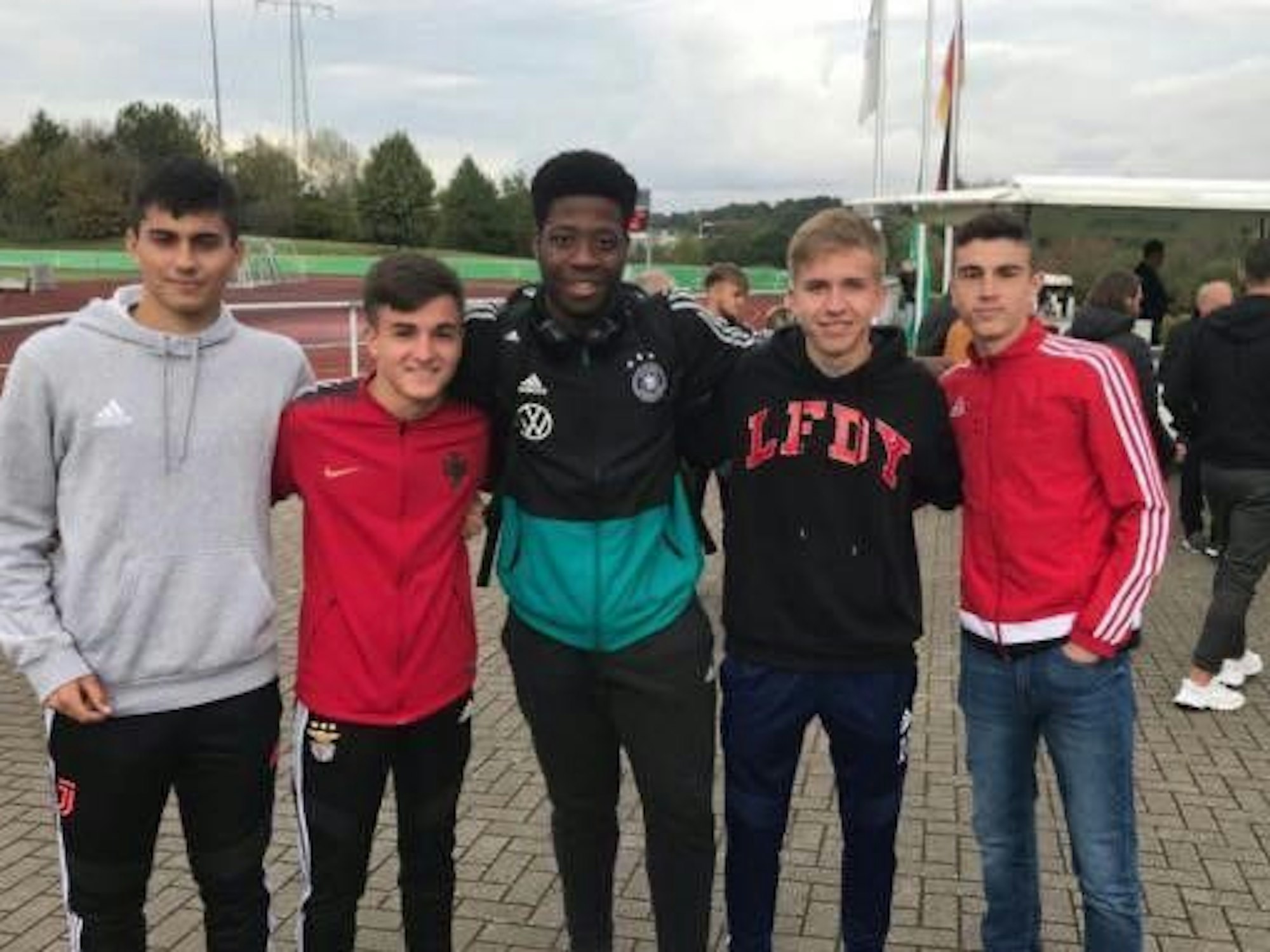 Bright Arrey-Mbi bei einem Turnier in Wülfrath.