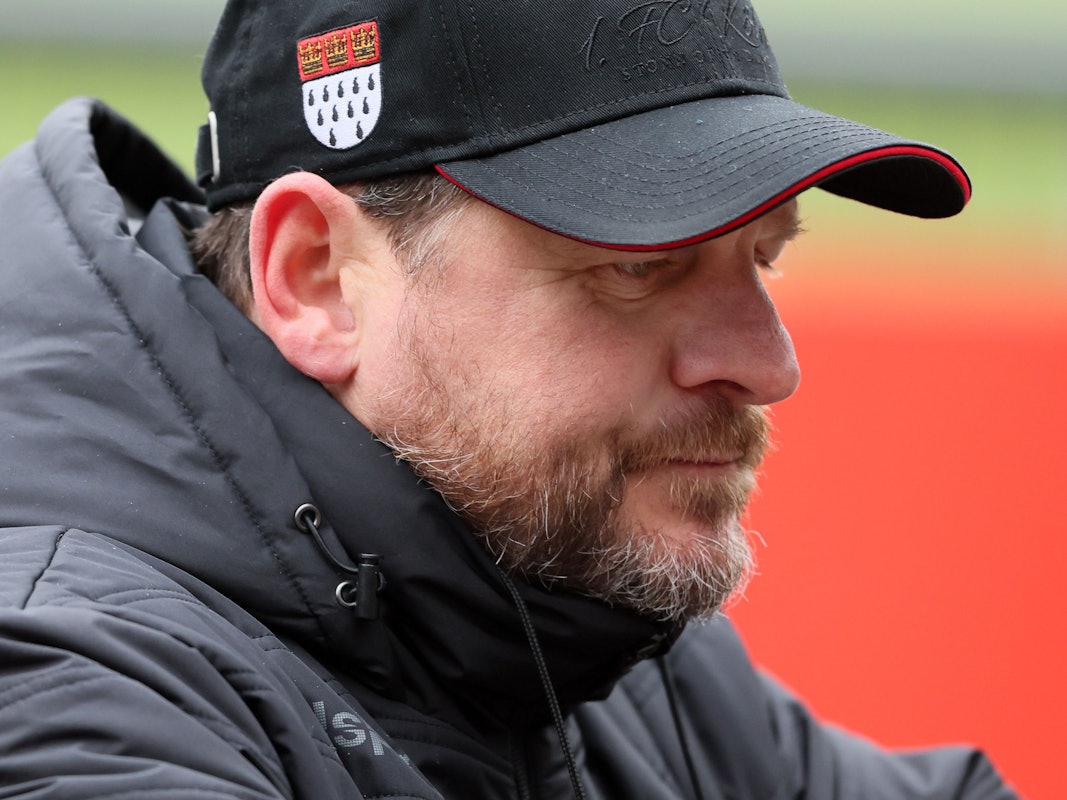 1. FC Köln, Training, Steffen Baumgart (1. FC Köln), 25.01.2022, Bild: Herbert Bucco