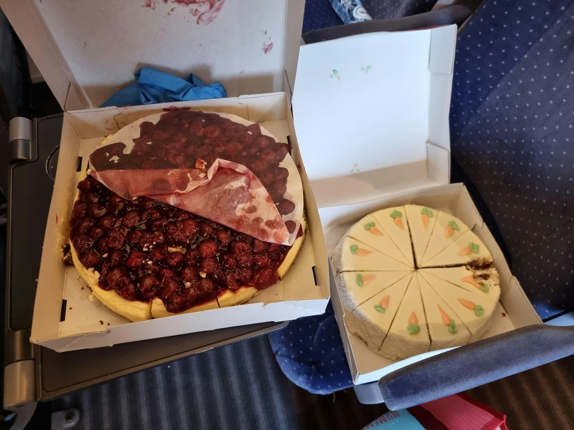 Bundespolizeikräfte haben fünf Kilogramm Kokain in Kuchen-Verpackungen sichergestellt.