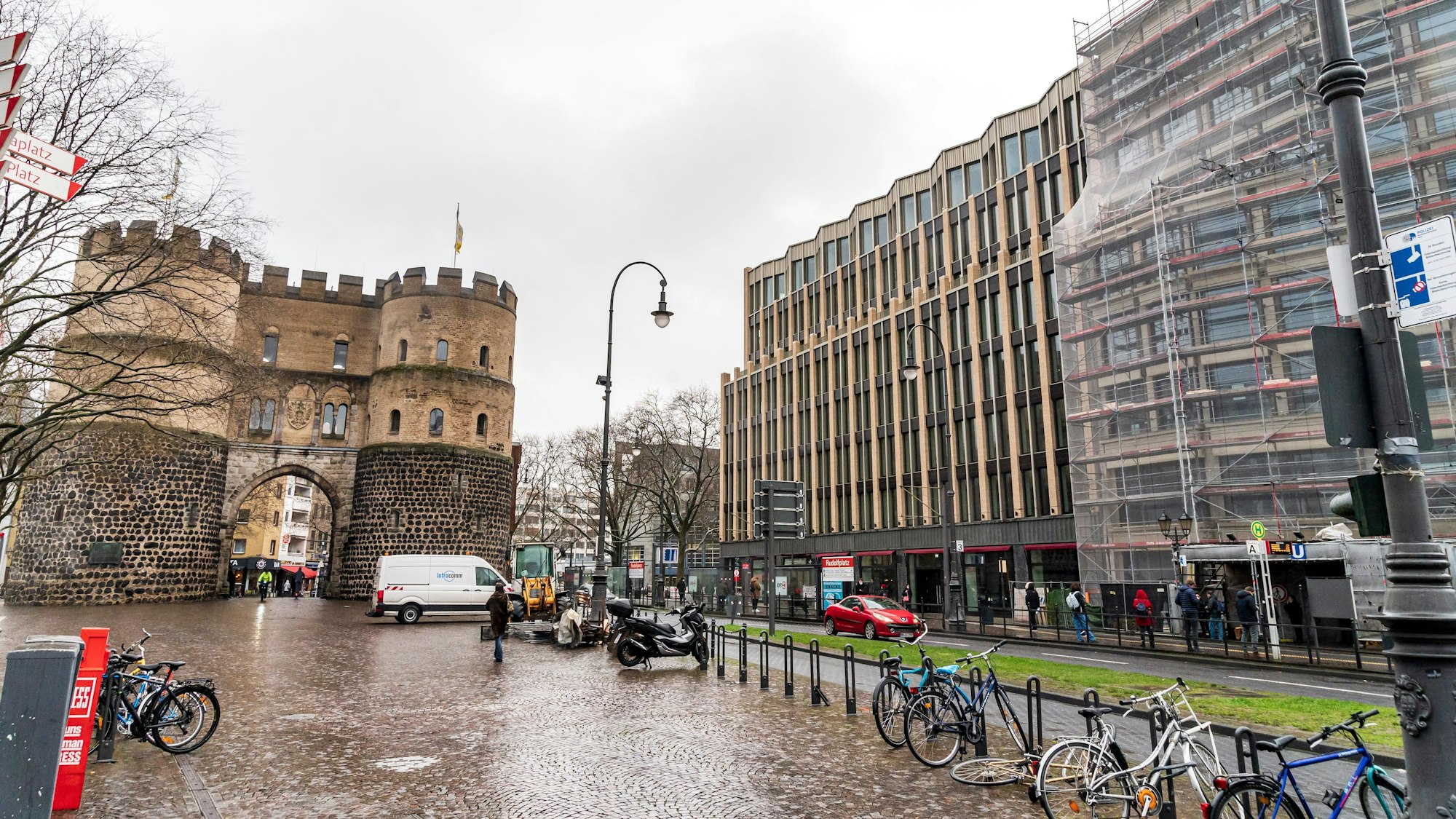 Blick auf den Rudolfplatz