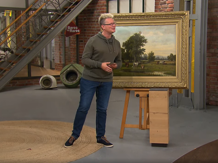 Der Screenshot zeigt den „Bares für Rares“-Kandidaten Kim Block in der Show vom 3. Februar 2022.