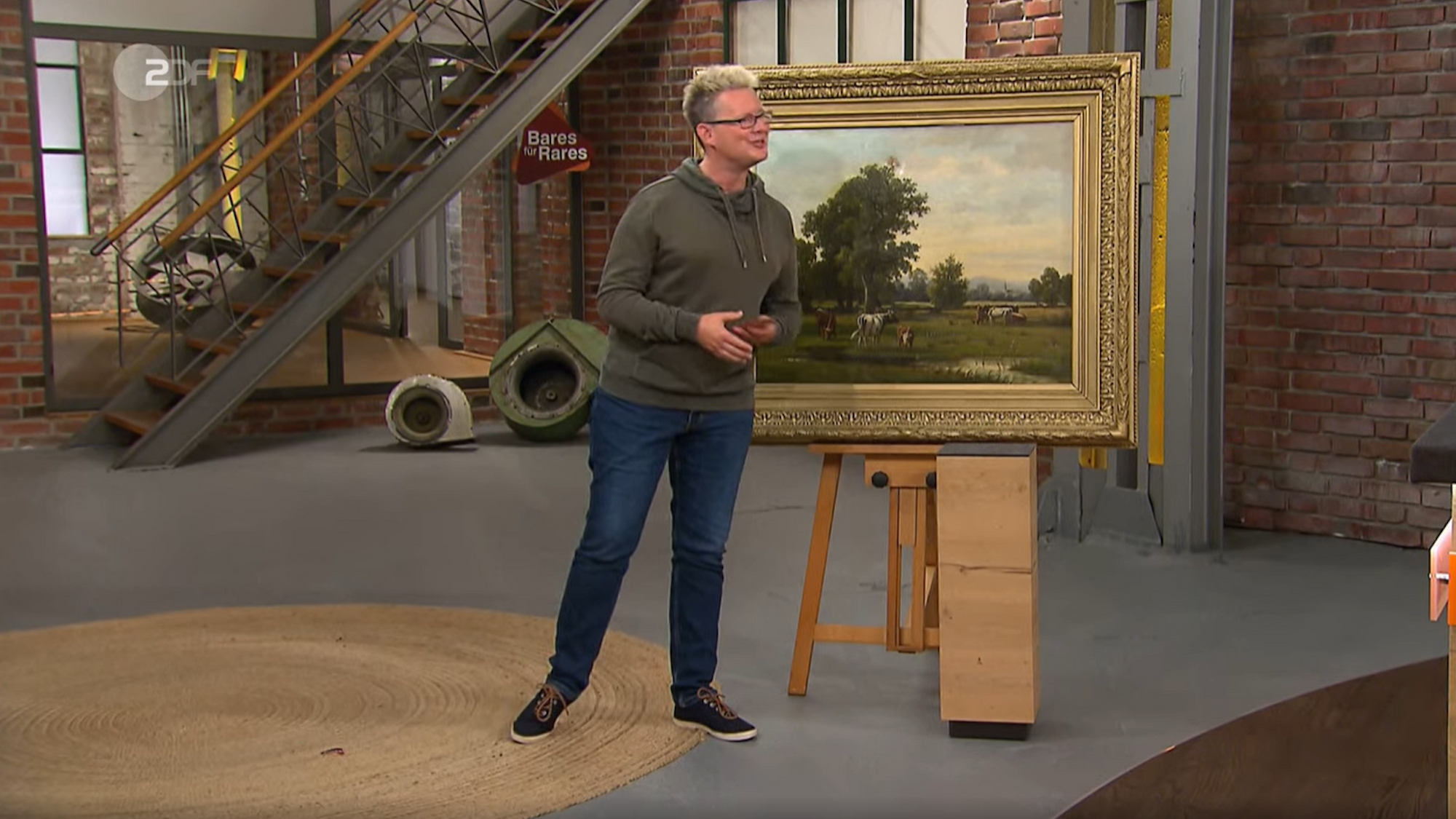 Der Screenshot zeigt den „Bares für Rares“-Kandidaten Kim Block in der Show vom 3. Februar 2022.