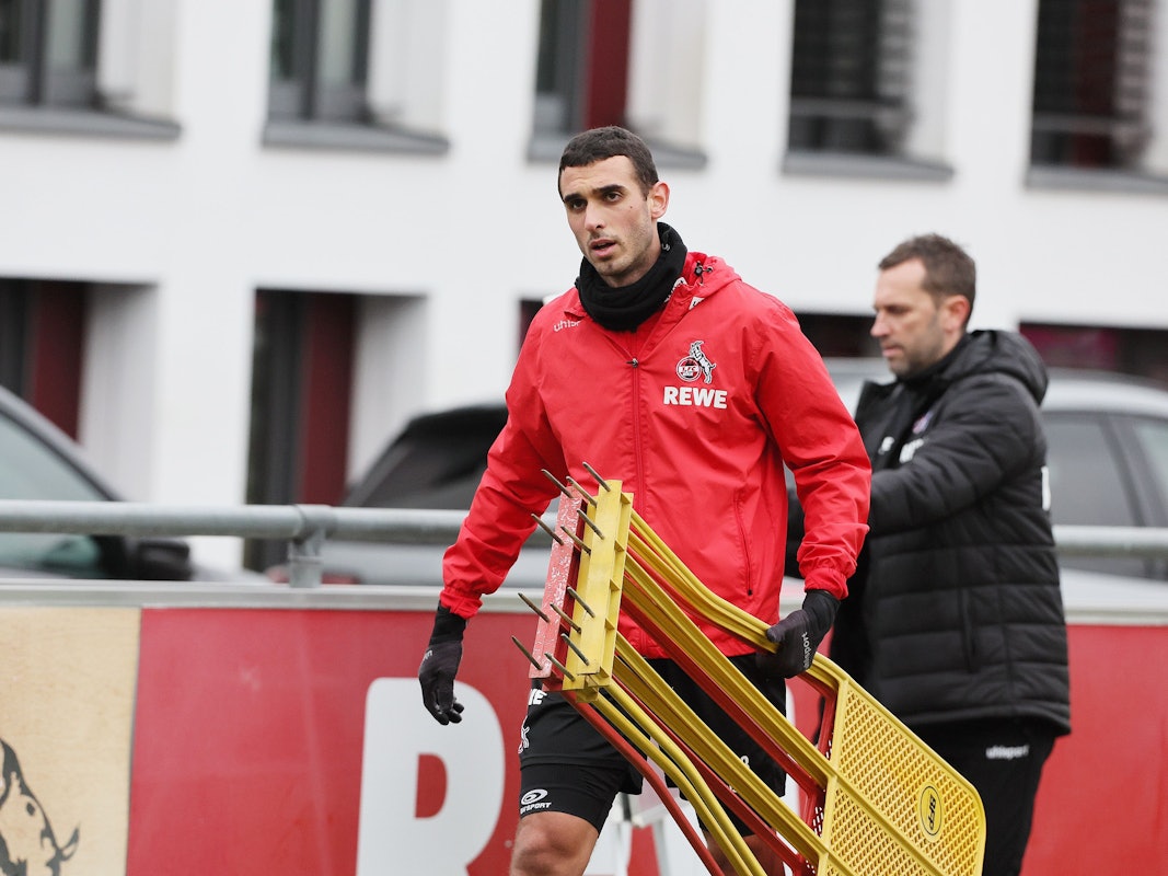 Ellyes Skhiri trainiert beim 1. FC Köln.