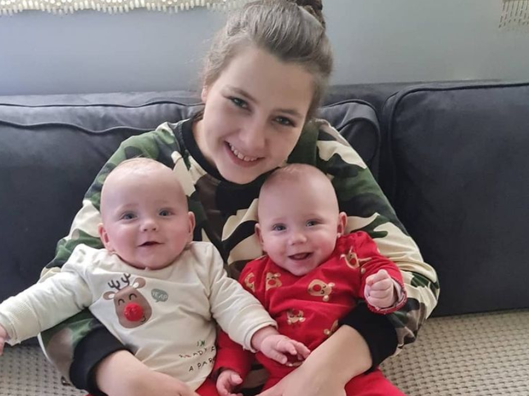 Sarafina Wollny, hier auf einem Instagram-Schnappschuss am 19. Dezember. Die junge Mutter muss ihre Söhne nun zur Physiotherapie bringen.