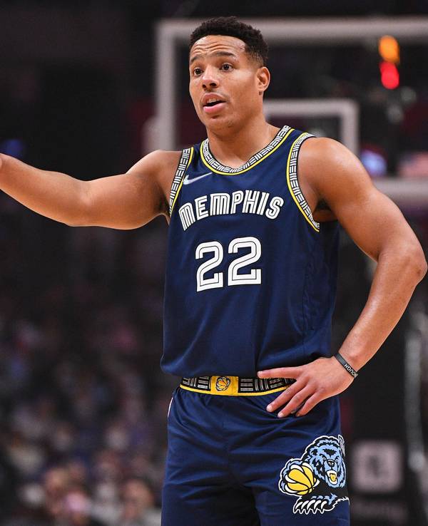 Desmond Bane gibt Anweisungen, hier im Spiel bei den LA Clippers am 8. Januar 2022