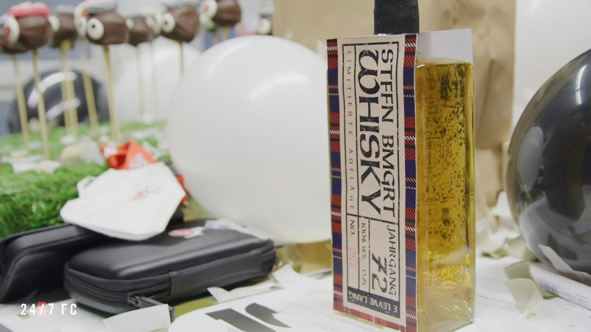 So sieht Steffen Baumgarts eigener Whisky aus.