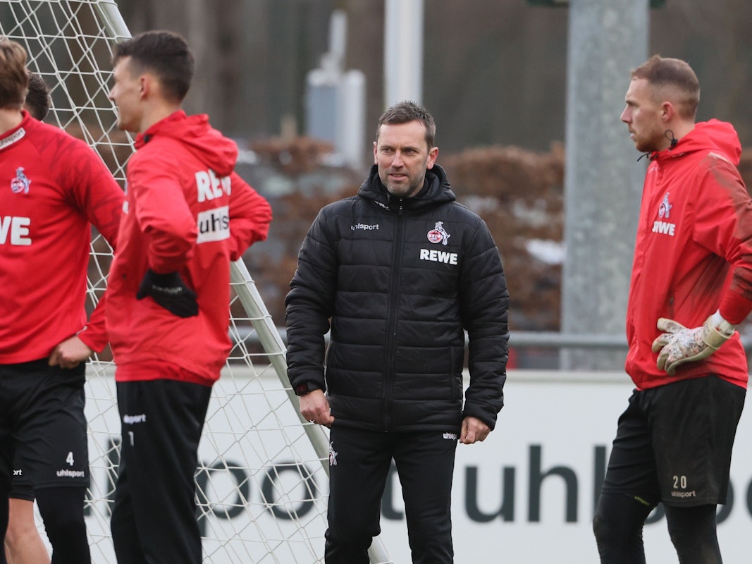André Pawlak trainiert den 1. FC Köln am Geißbockheim.