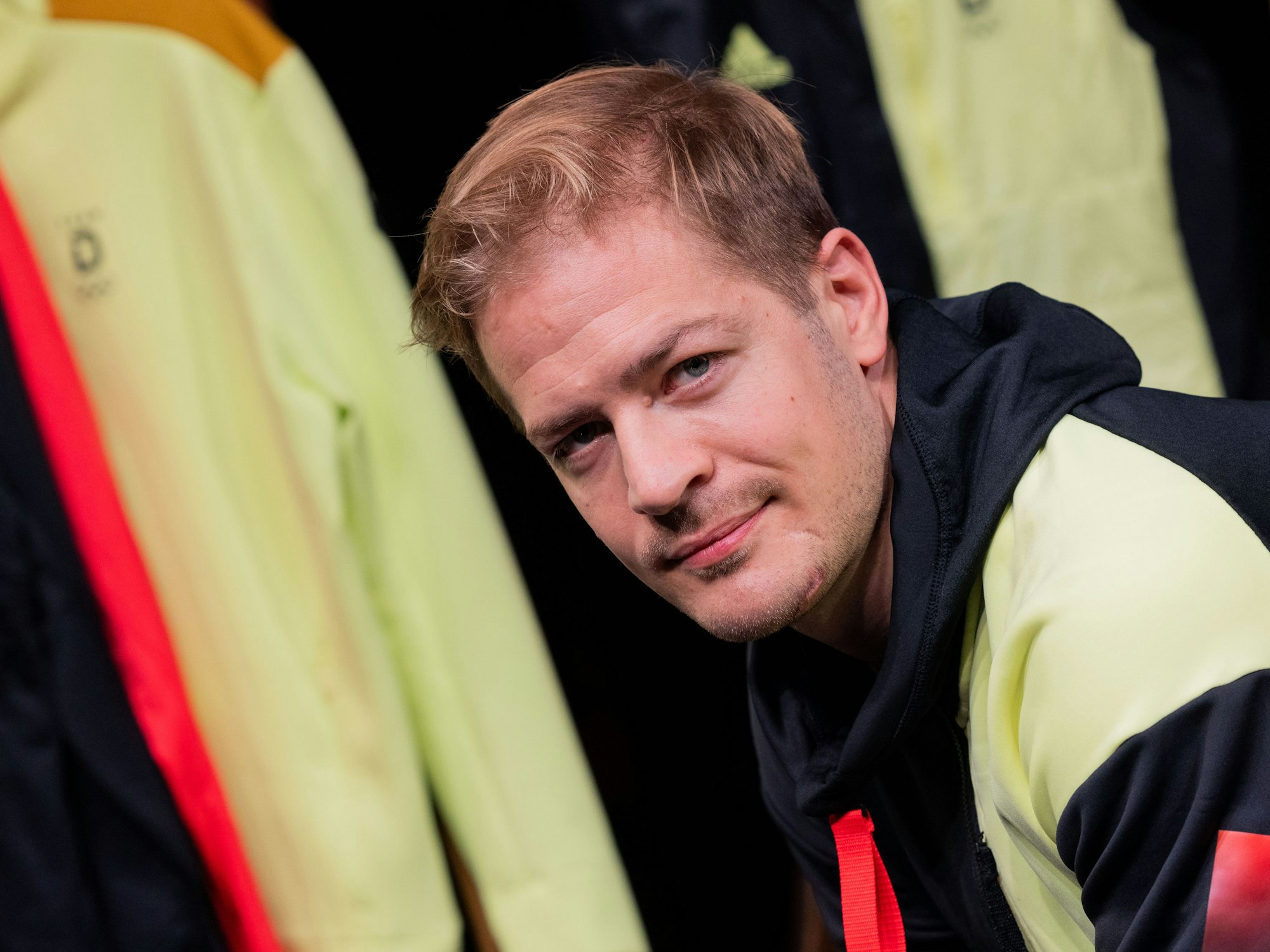 Olympia: Präsentation der Bekleidung Team Deutschland für die Winterspiele in Peking 2022 mit Moritz Müller, Kapitän der Eishockey-Nationalmannschaft.