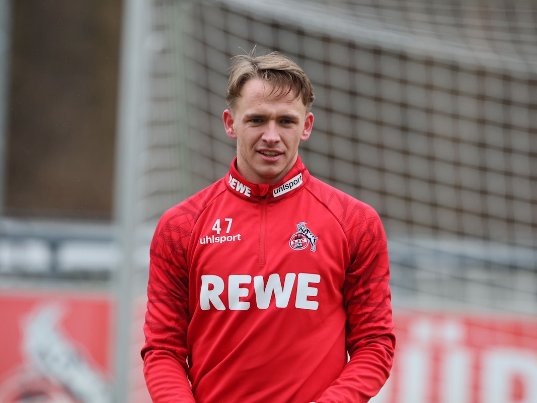 Mathias Olesen trainiert beim 1. FC Köln.