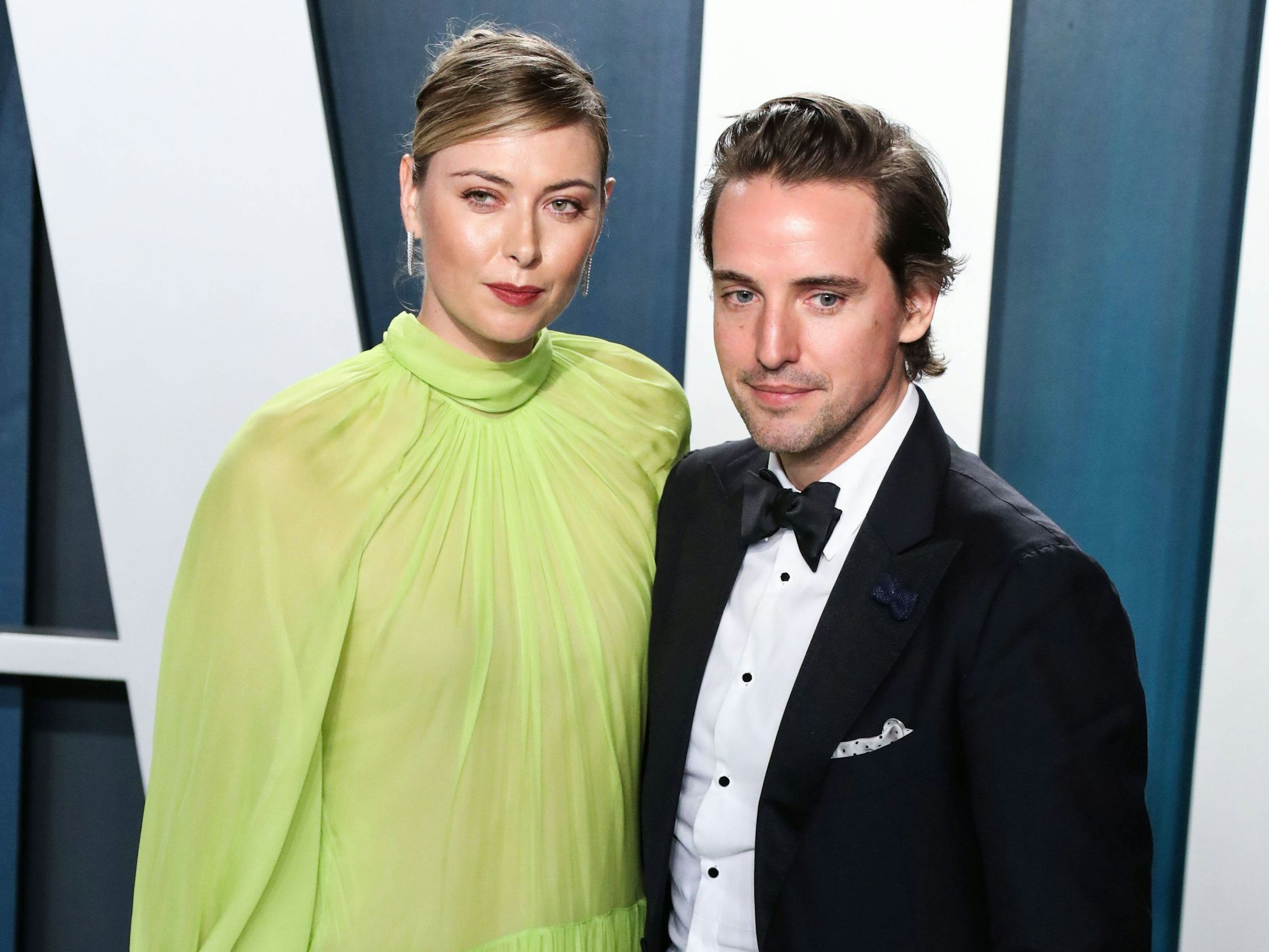 Maria Sharapova posiert mit ihrem Freund Alexander Gilkes.