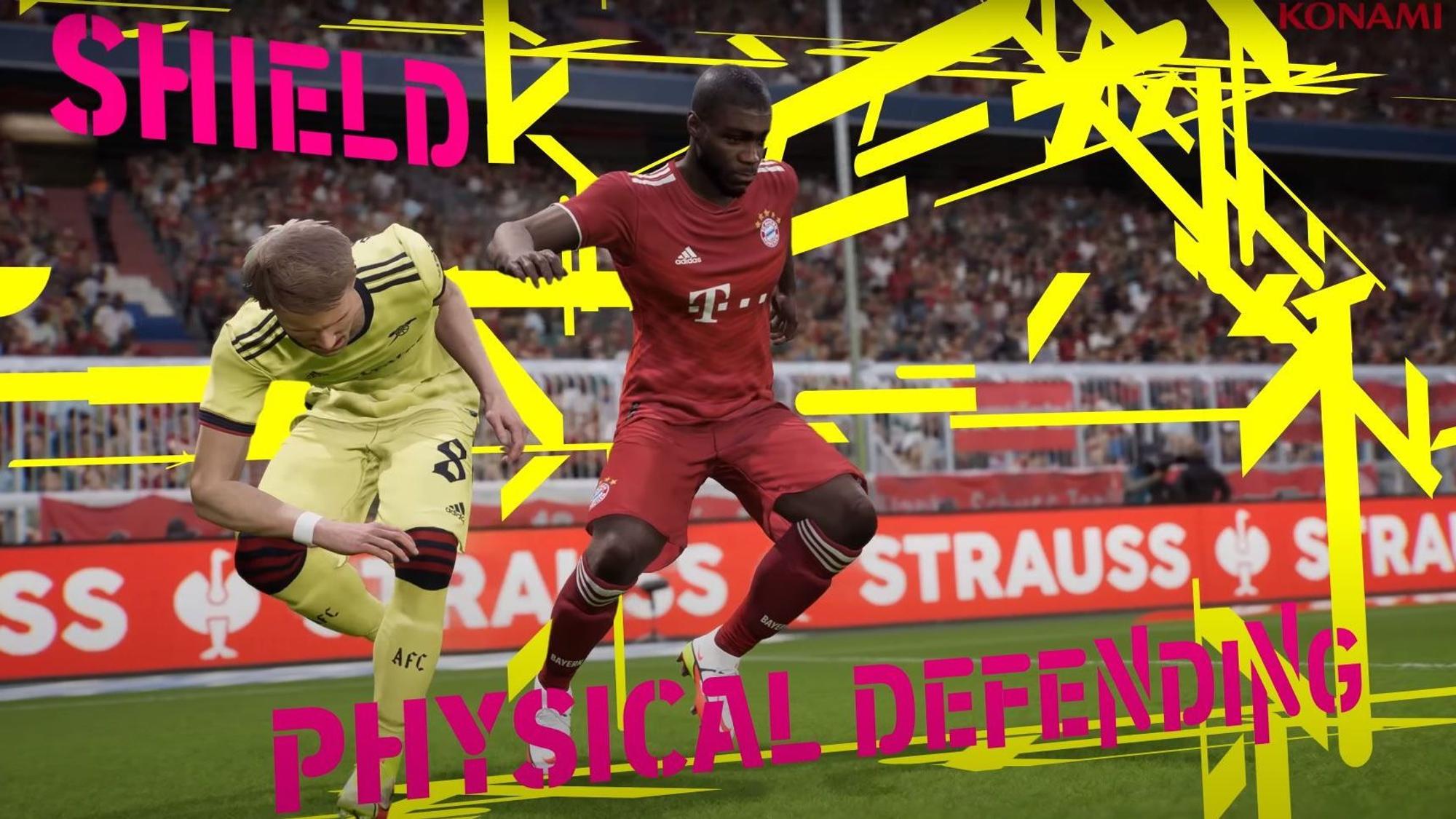 Screenshot aus dem offiziellen Trailer des Video-Spiels eFootball vom Entwickler-Studio Konami.