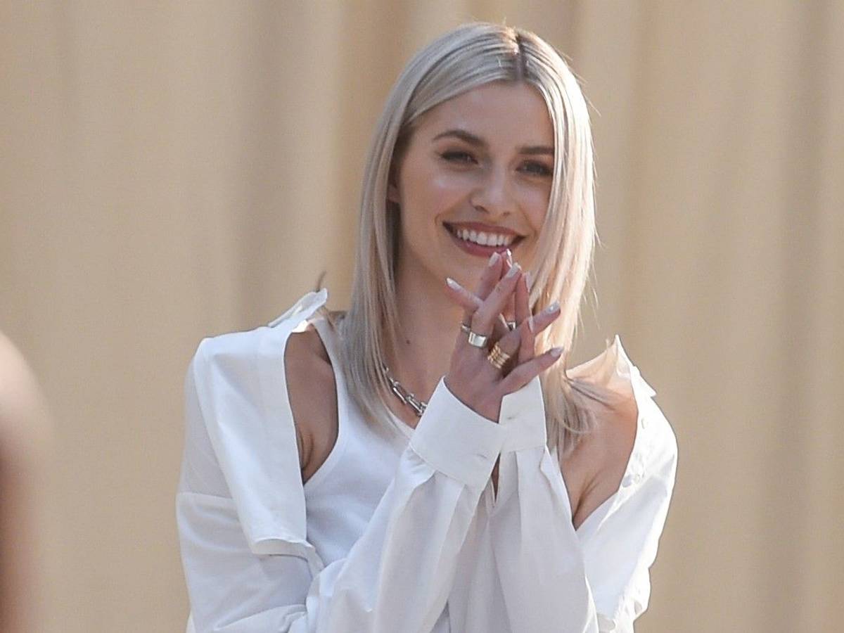 Lena Gercke und Models zeigen Kreationen von LeGer by Lena Gercke bei der About You Fashion Week im Kraftwerk Berlin. Das Foto entstand am 24. Januar 2021.