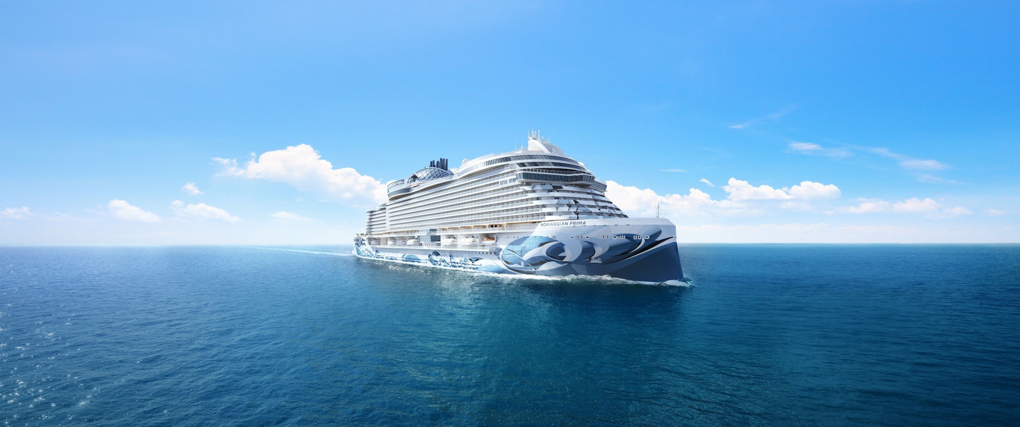 Die Norwegian Prima auf Kreuzfahrt.