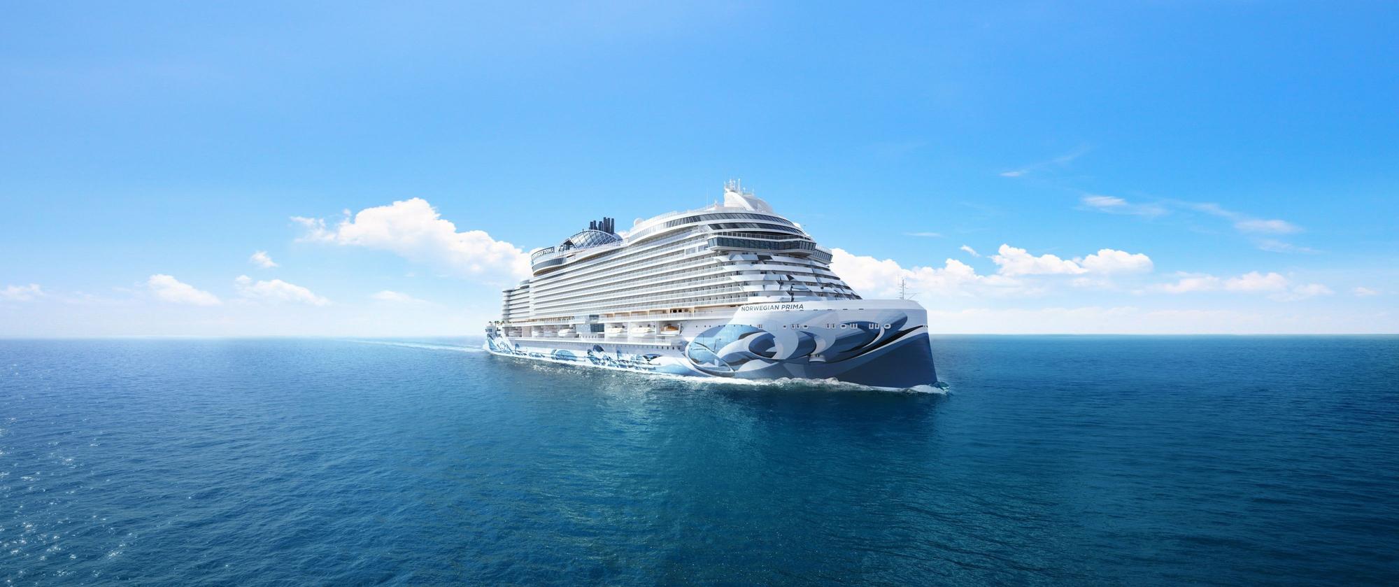 Die Norwegian Prima auf Kreuzfahrt.