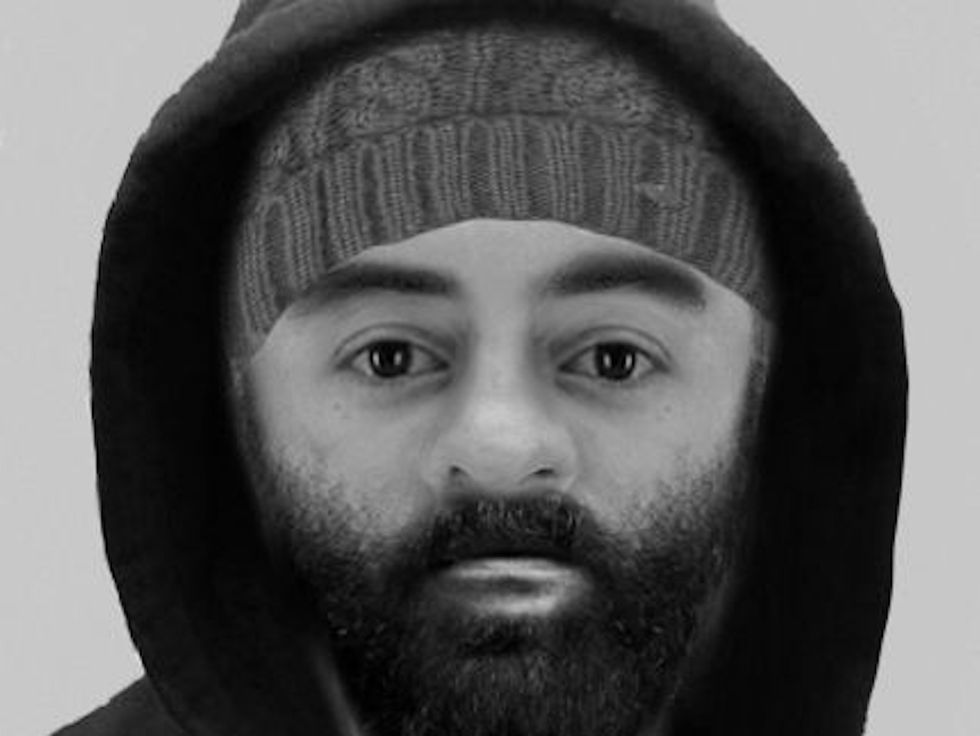 Phantombild eines Mannes.