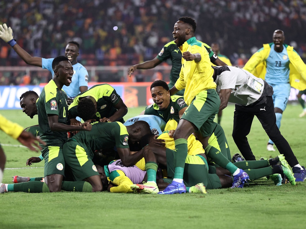 Der Senegal feiert nach dem Finalsieg über Ägypten den ersten Titel beim Afrika-Cup.