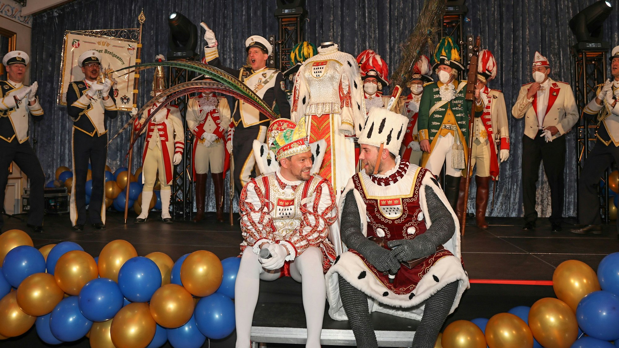 Zweigestirn bei der Stattgarde Colonia in der Wolkenburg