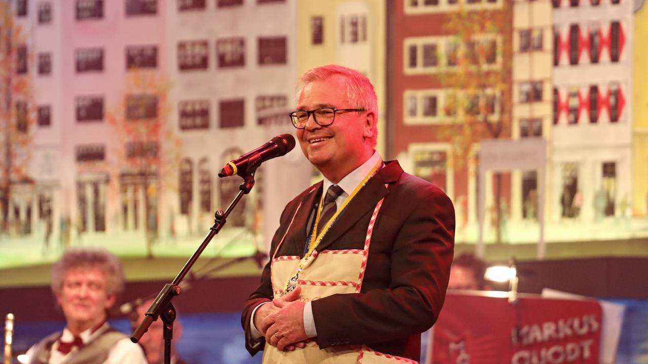 Jürgen Beckers am 4. Februar im Kölner Gürzenich.