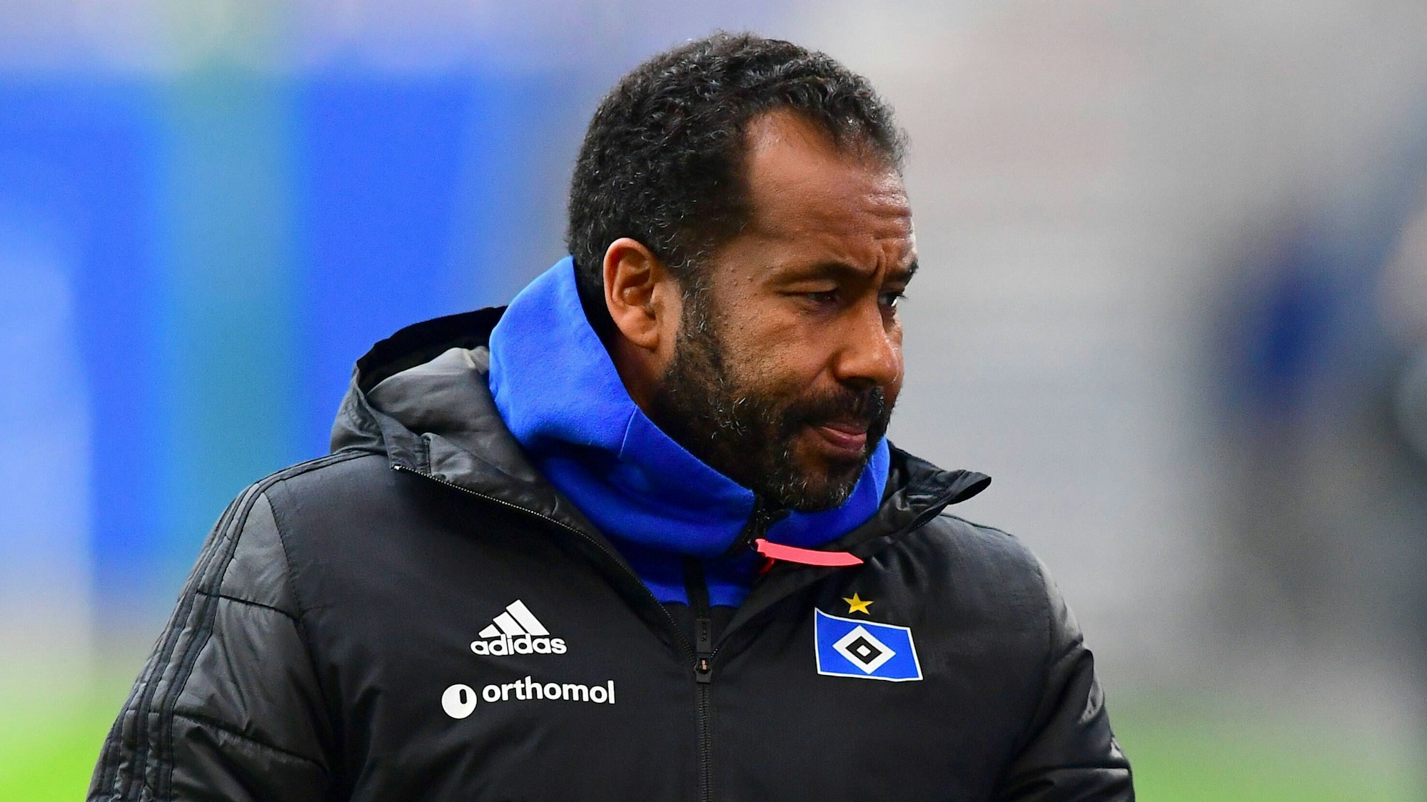 Daniel Thioune beim Spiel gegen den Karlsruher SC