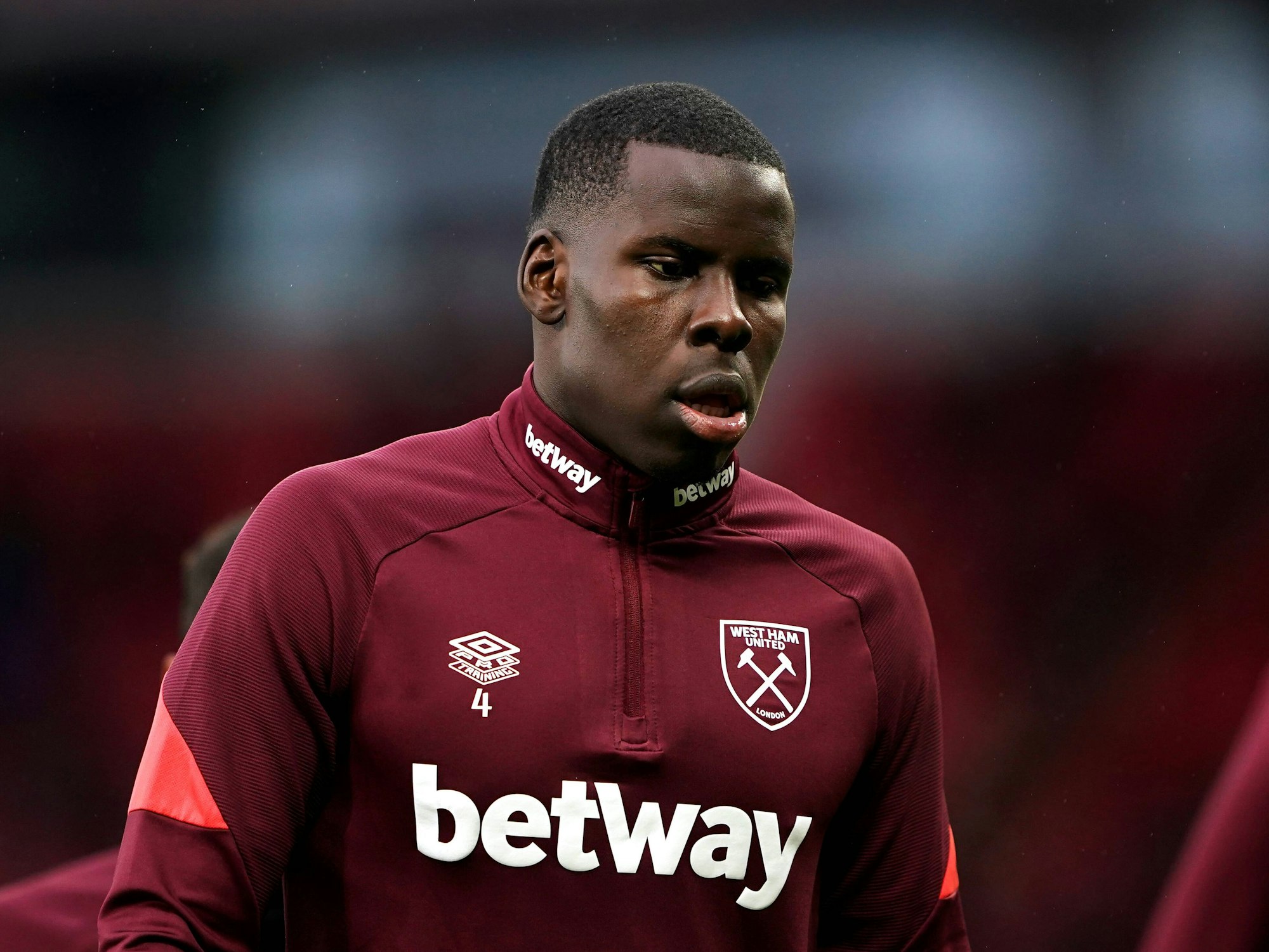 Kurt Zouma am 22. Januar 2022 für West Ham United.
