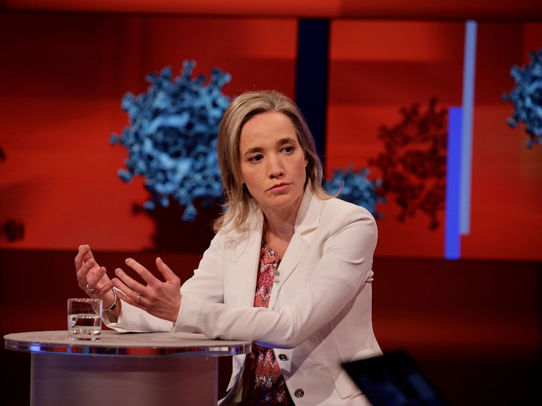 Kristina Schröder diskutiert am Montagabend (7. Februar 2022) bei „Hart aber fair“.