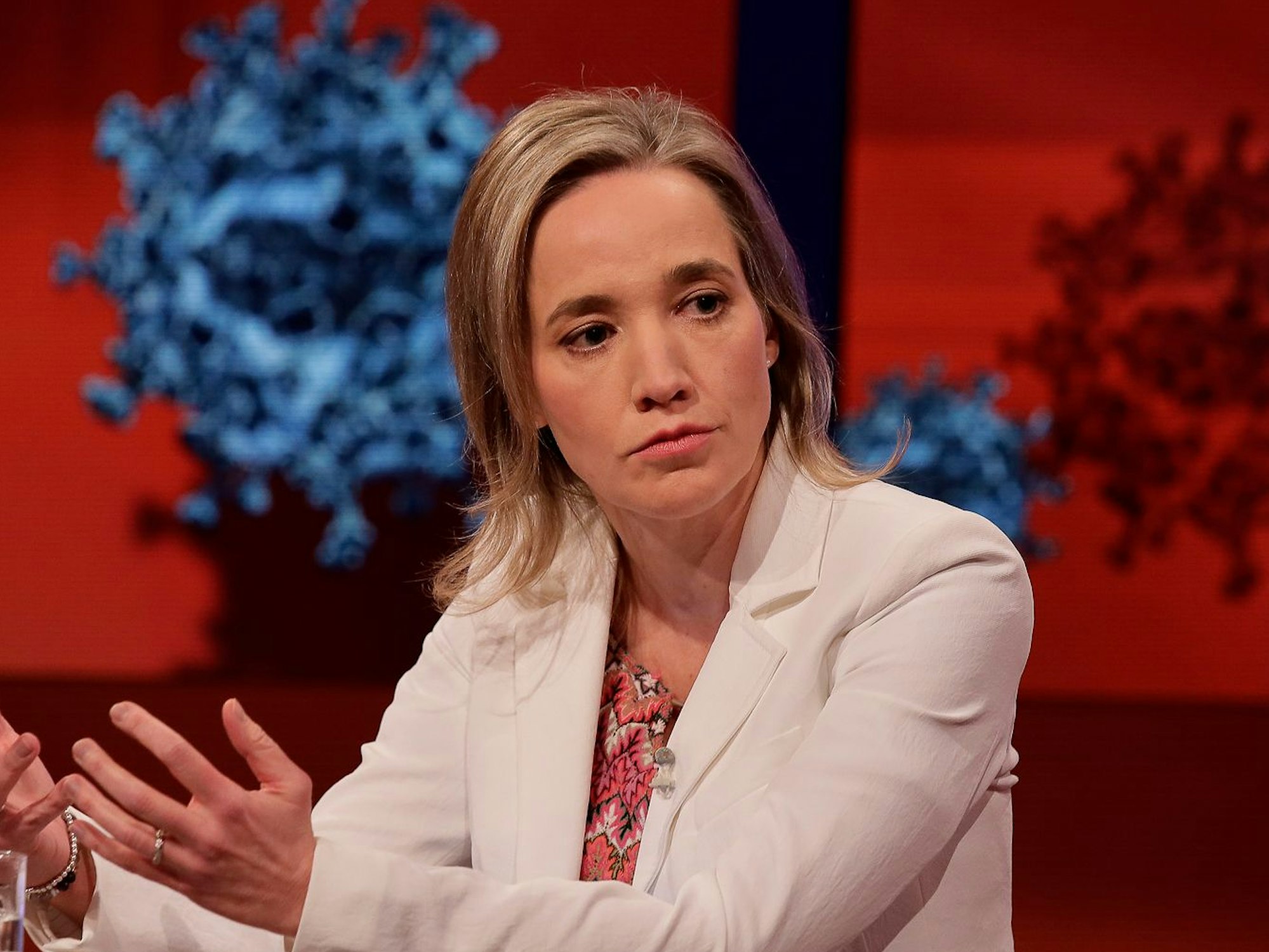 Kristina Schröder diskutiert am Montagabend (7. Februar 2022) bei „Hart aber fair“.