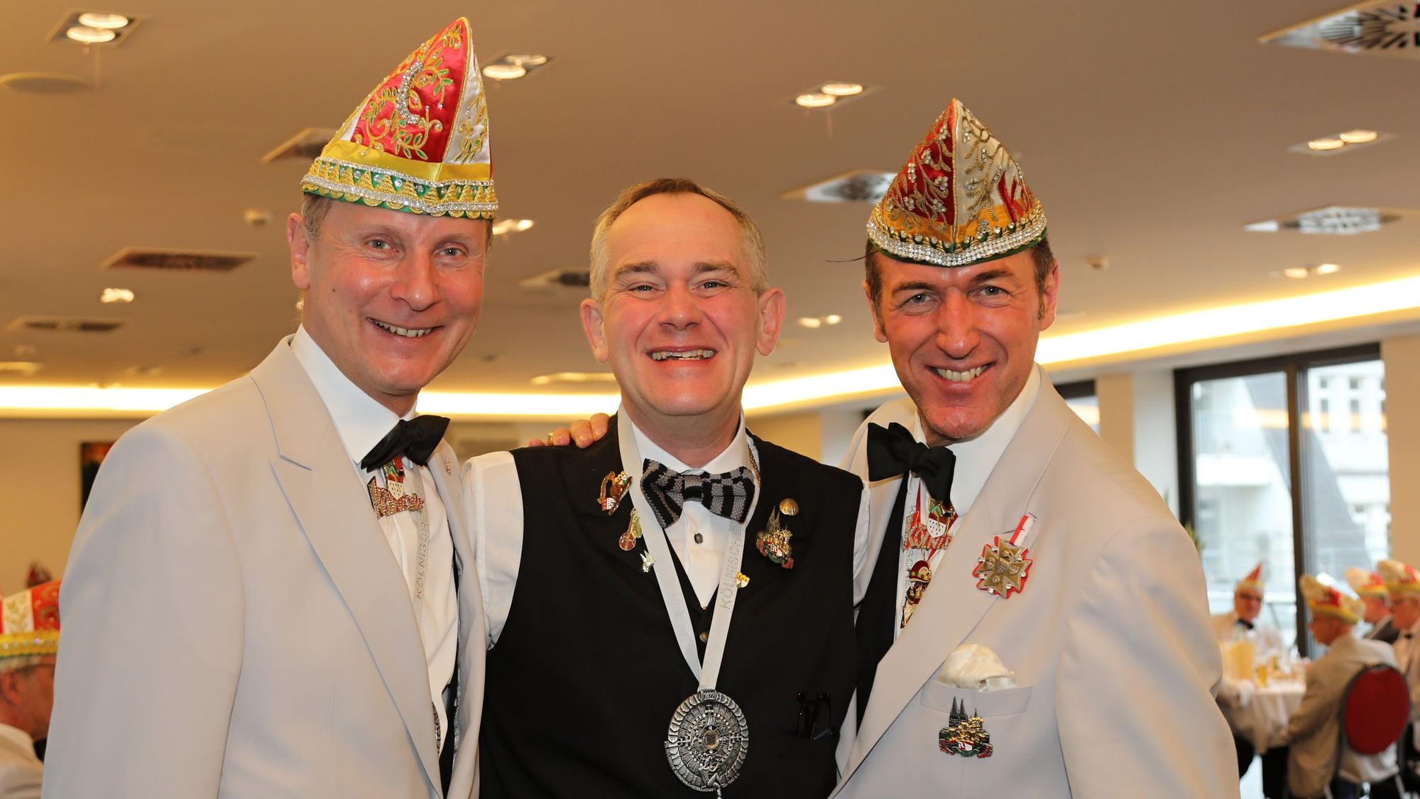 Claus Fohn, JP Weber, Walter Passmann (v.l.) in der Früh Lounge.