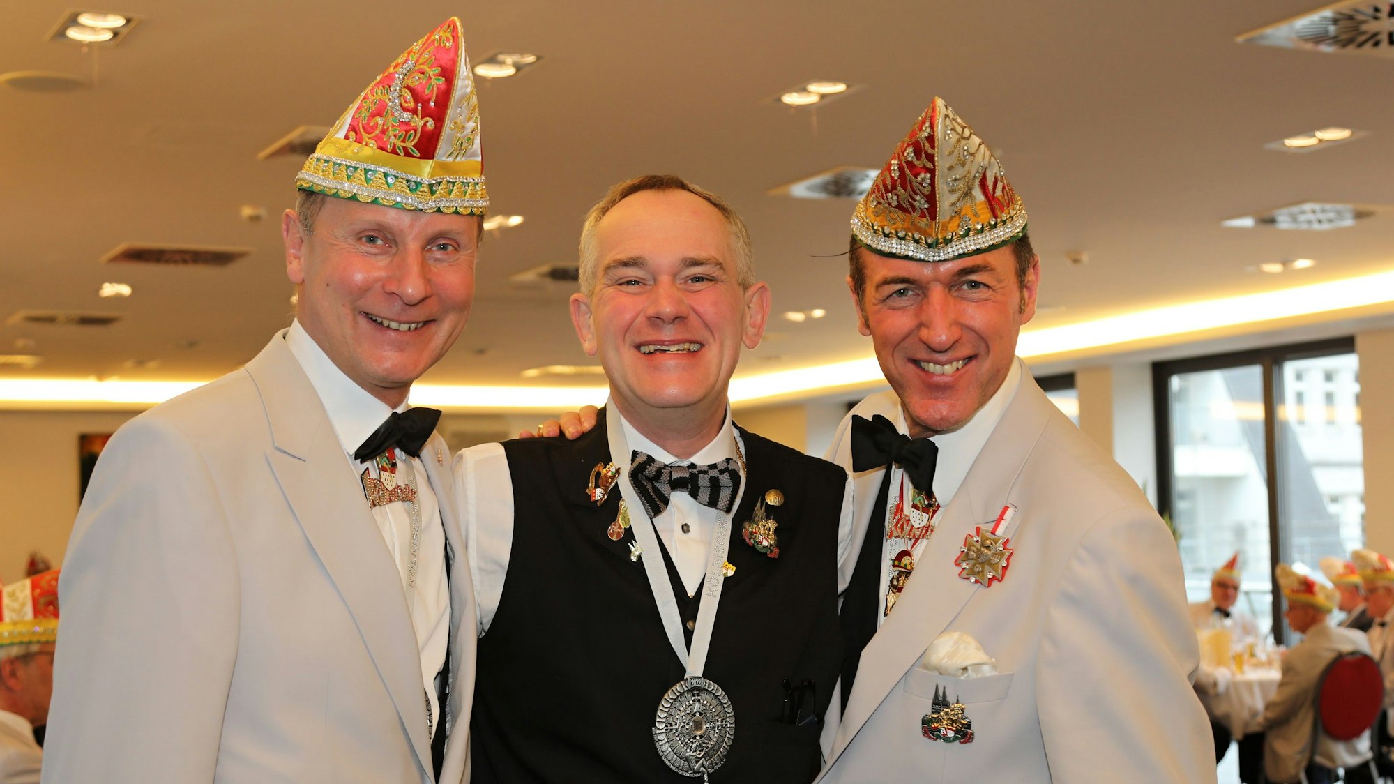 Claus Fohn, JP Weber, Walter Passmann (v.l.) in der Früh Lounge.
