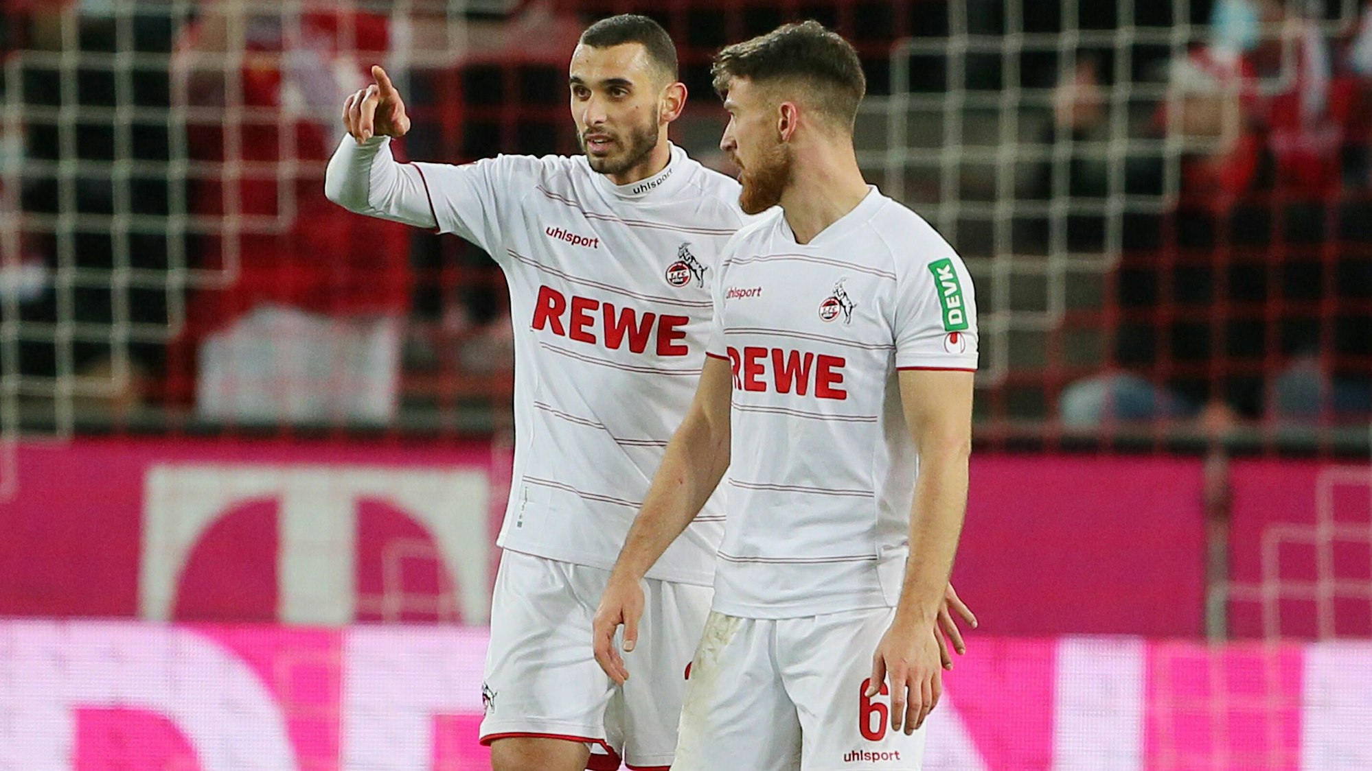 Salih Özcan und Ellyes Skhiri spielen für den 1. FC Köln gegen Borussia Mönchengladbach.