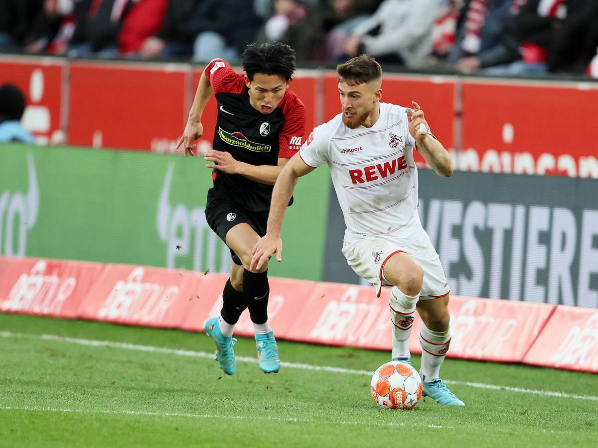 Salih Özcan, hier beim Heimsieg über den SC Freiburg am 5. Februar 2022, ist beim FC mittlerweile Stammspieler.