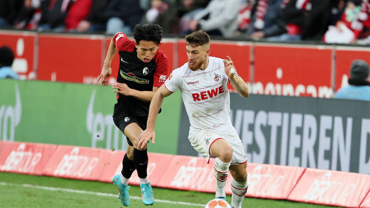 Salih Özcan, hier beim Heimsieg über den SC Freiburg am 5. Februar 2022, ist beim FC mittlerweile Stammspieler.
