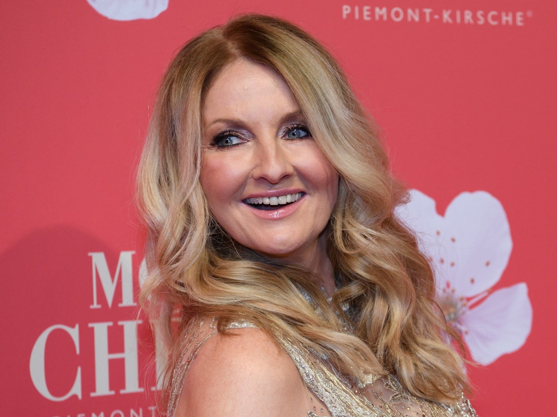 RTL-Moderatorin Frauke Ludowig auf einem Foto vom 04. Dezember 2018 bei einer Gala in der alten, Bayrischen Staatsbank.