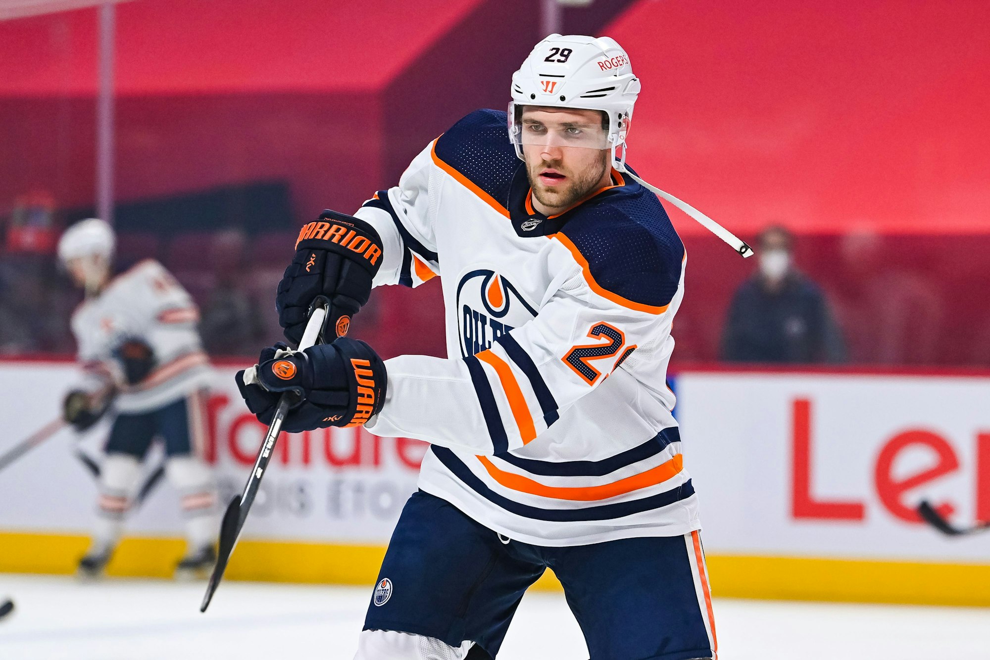 Leon Draisaitl von den Edmonton Oilers, hier am 10. Mai 2021 im Spiel gegen Montréal Canadiens.