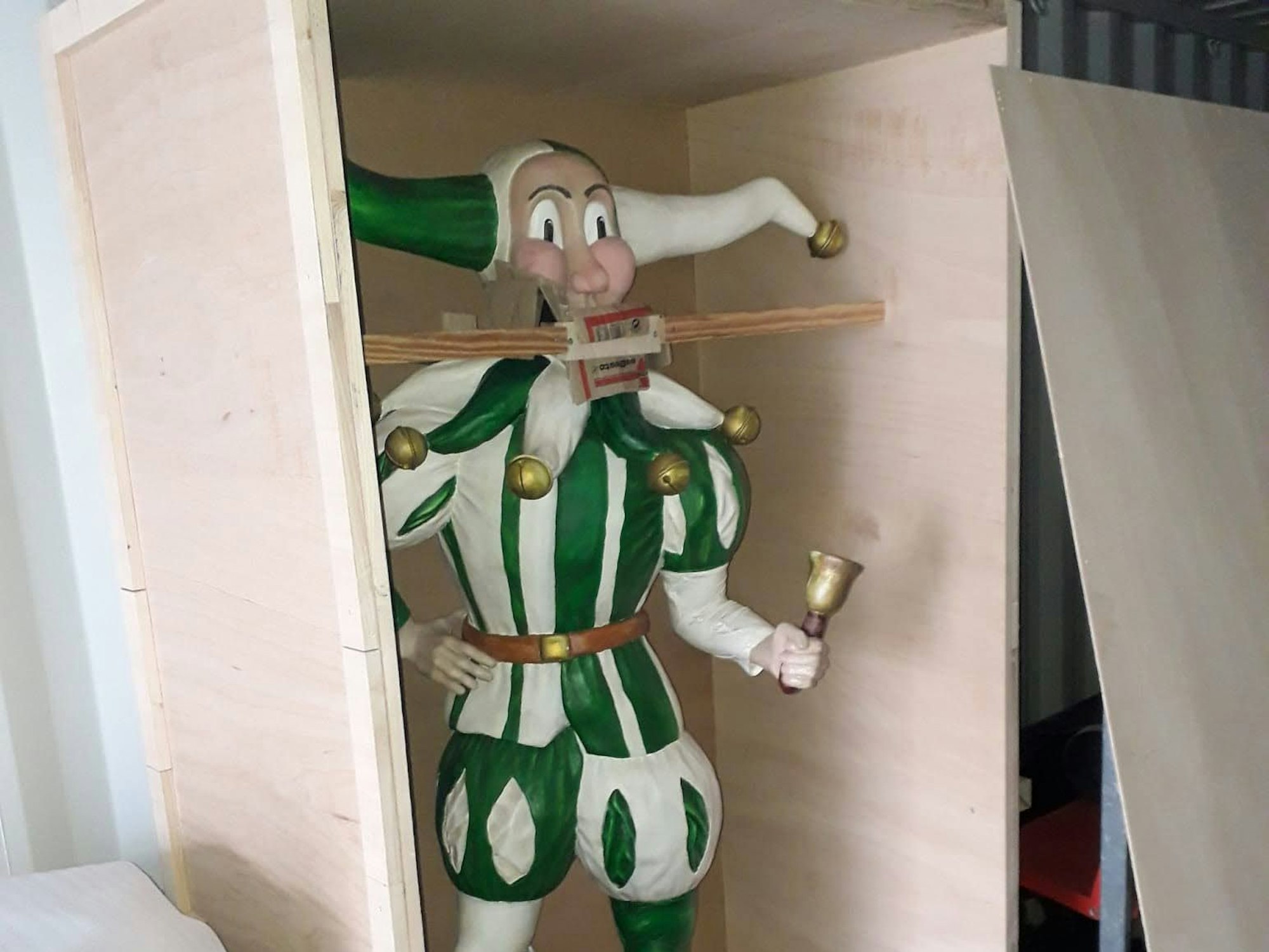 Maskottchen Harry von den Närrischen Insulanern.