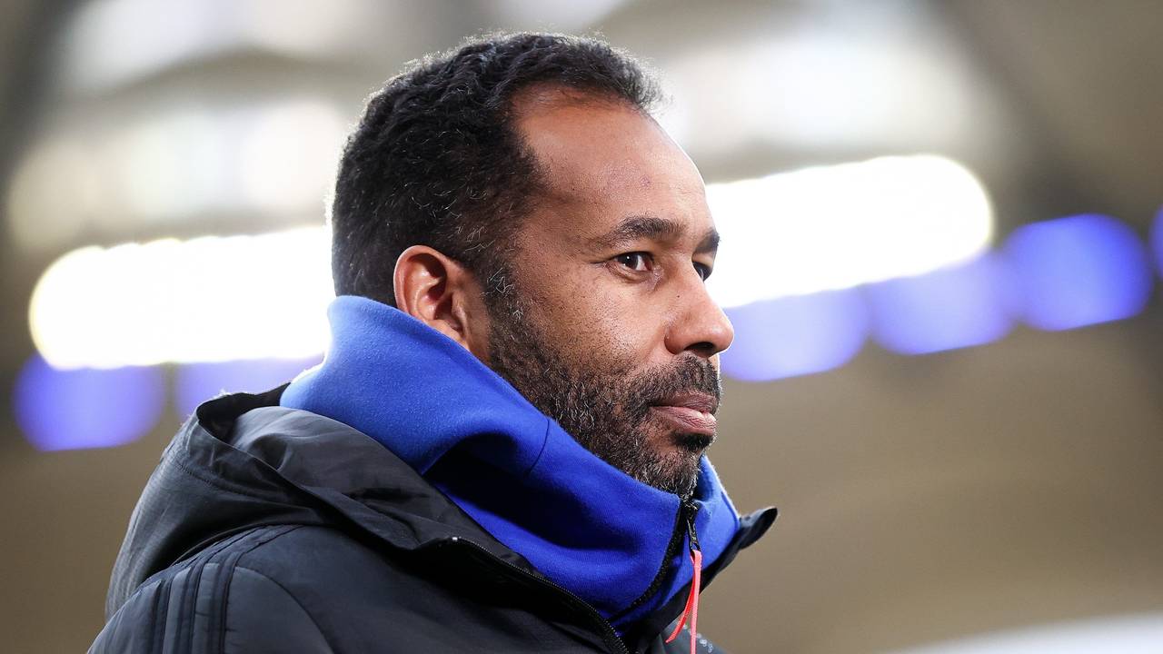 Hamburgs damaliger Trainer Daniel Thioune in Hamburg beim Spiel zwischen dem Hamburger SV und Darmstadt 98 am 9. April 2021.