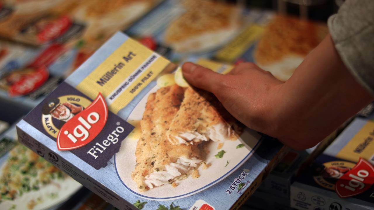 Das Foto zeigt ein Produkt des Fischstäbchen-Herstellers Iglo.