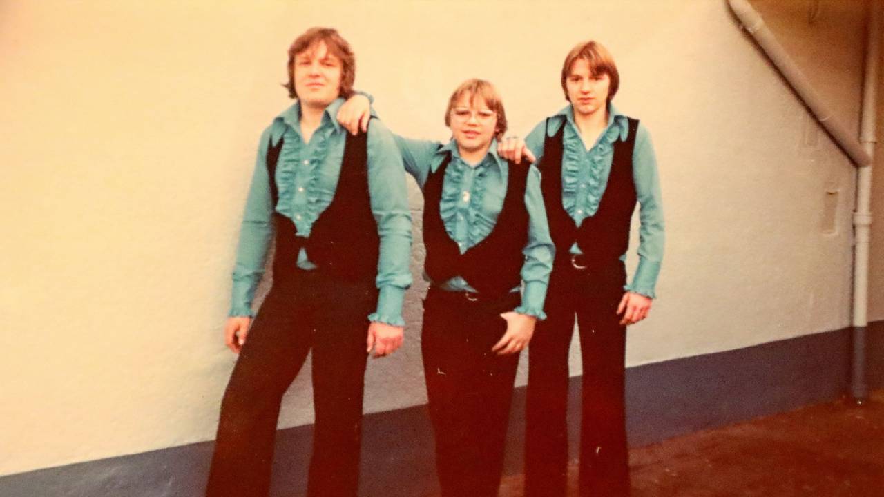 Detlef Vorholt, Micky Brühl und Bubi Brühl (v.l.) in den 1980er Jahren
