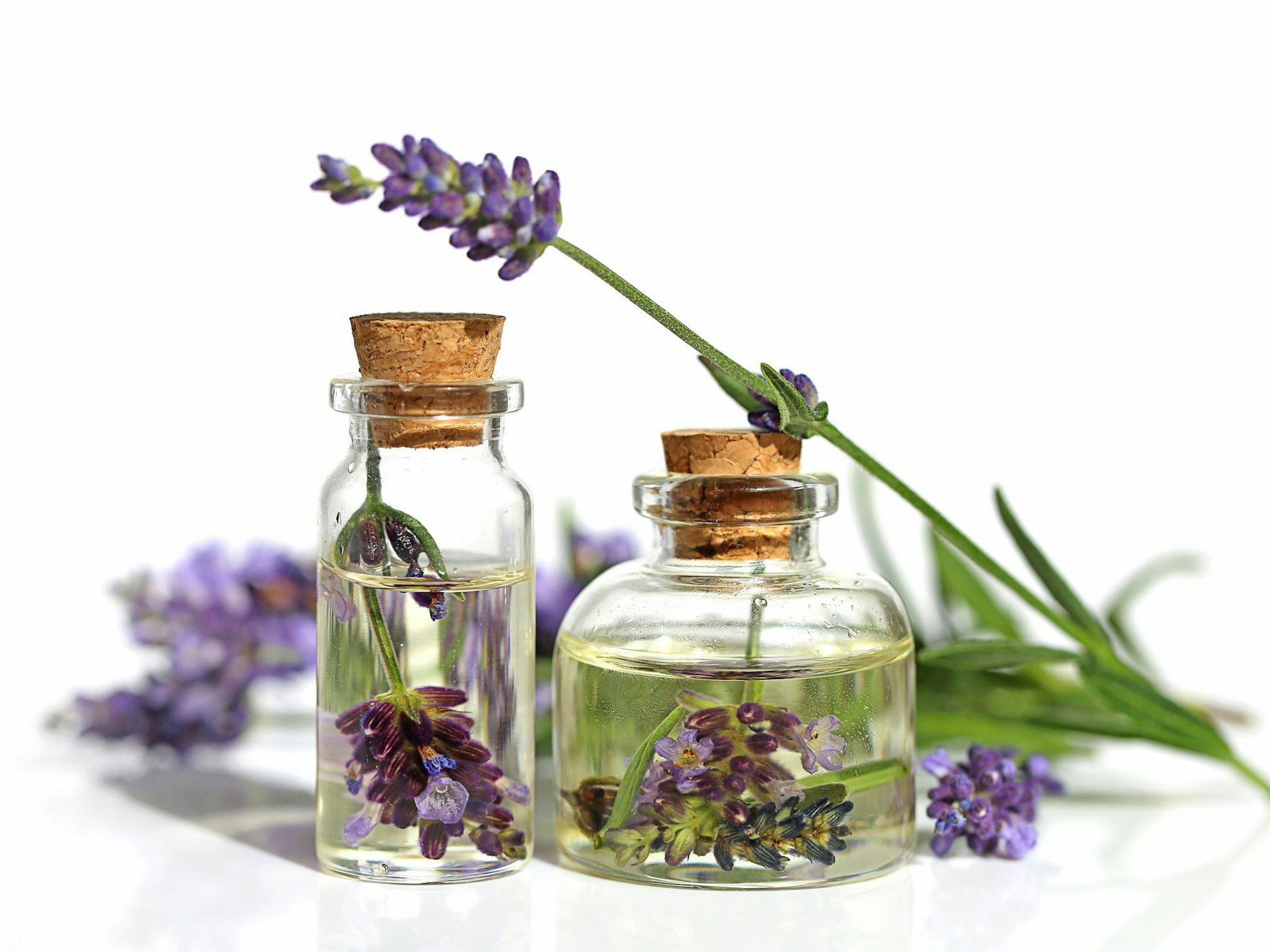 Lavendel sorgt für eine entspannte Atmosphäre.