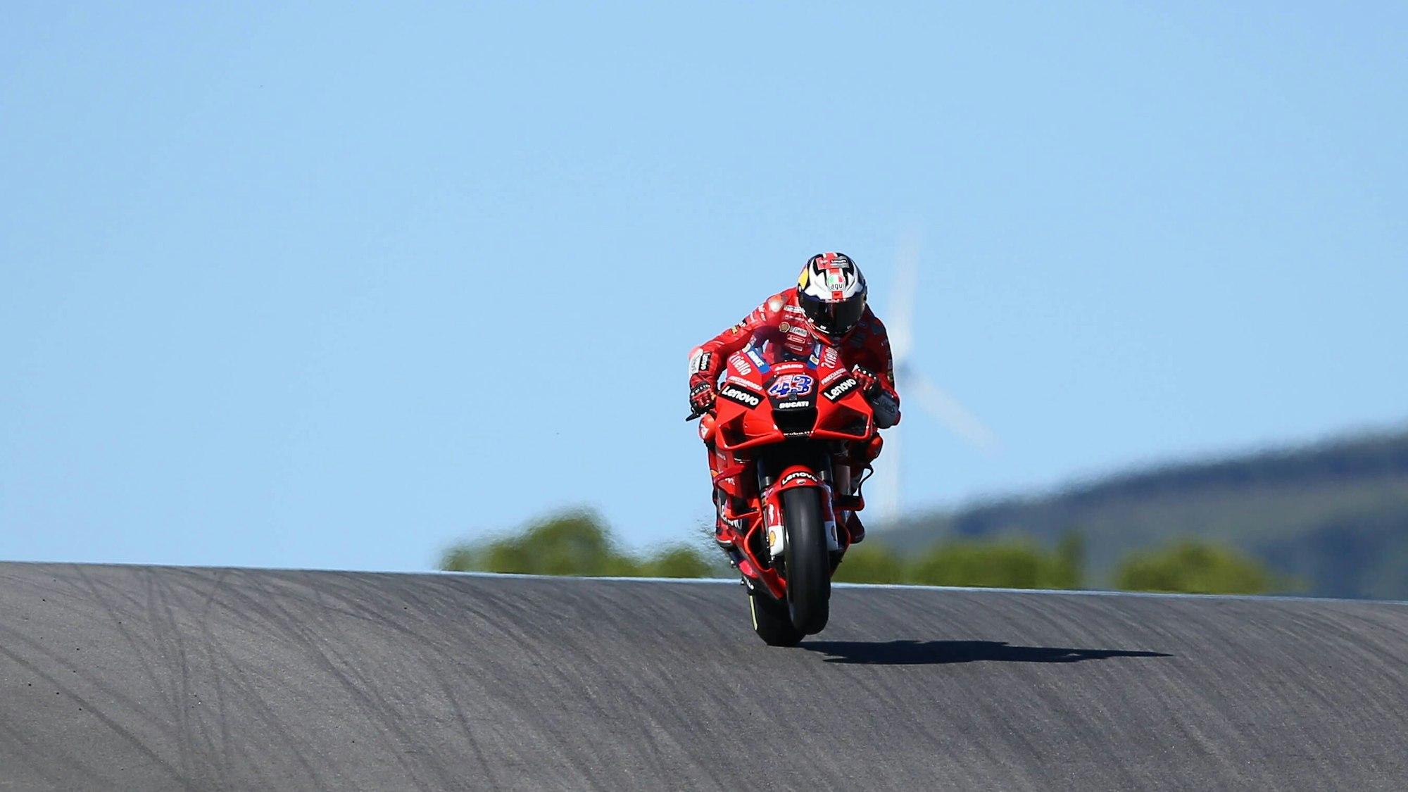 Symbolbild mit Motorradfahrer Jack Miller.