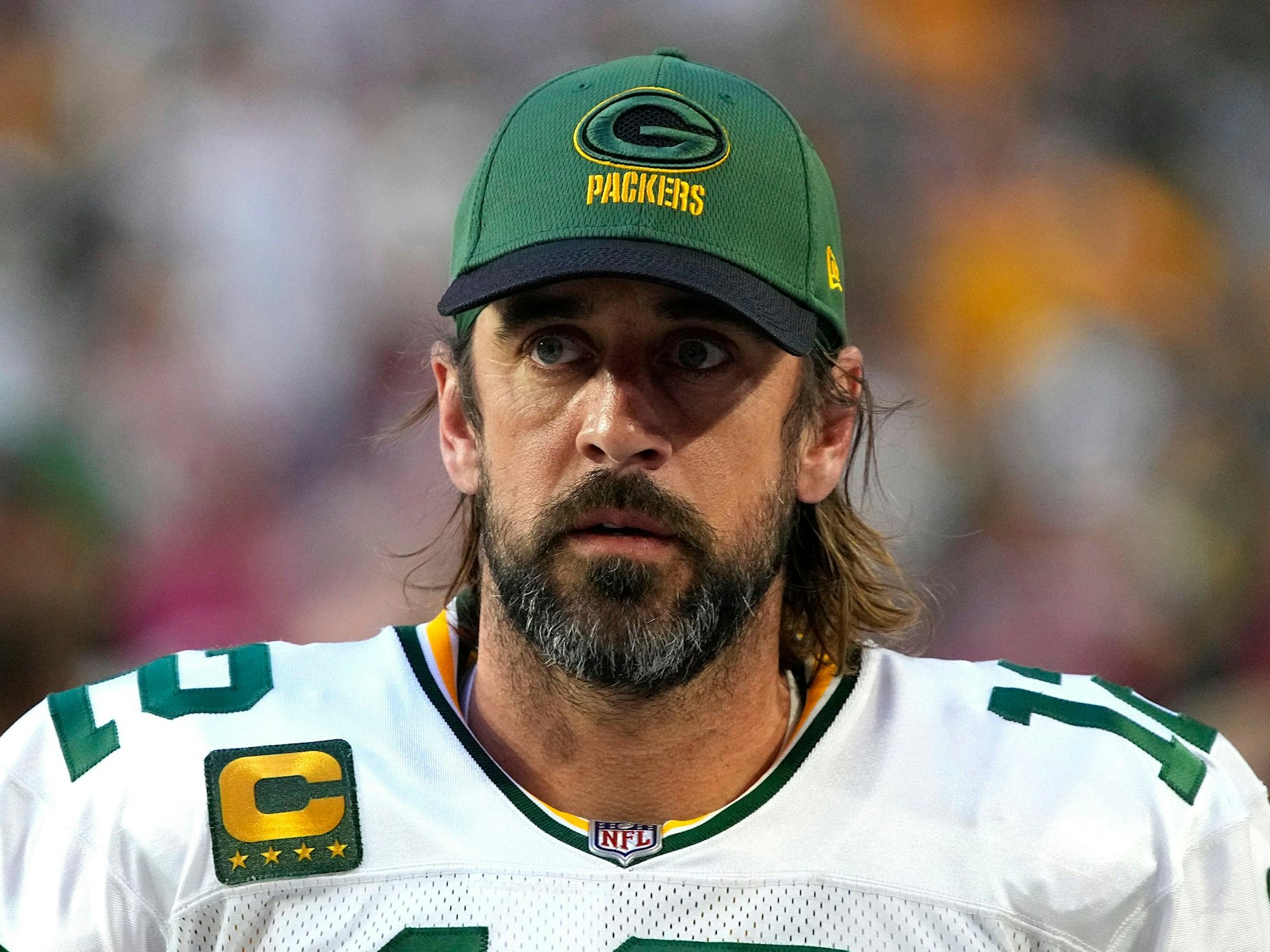 Football-Profi Aaron Rodgers.