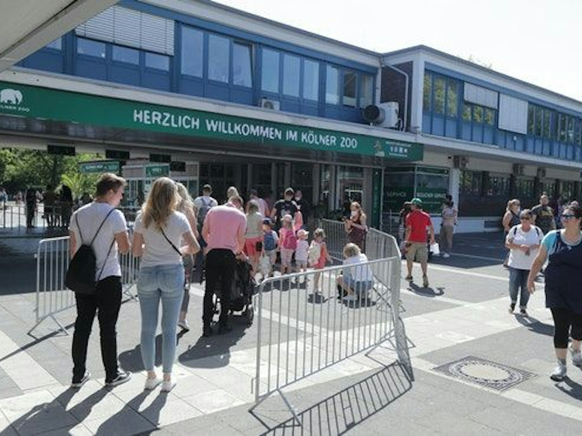 Eingang des Kölner Zoos.