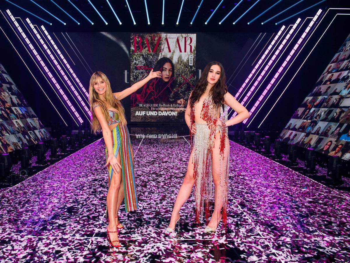 Alex Mariah Peter beim Finale von Germany’s Next Topmodel 2021.